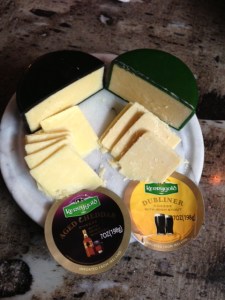 Irish cheese sliced
