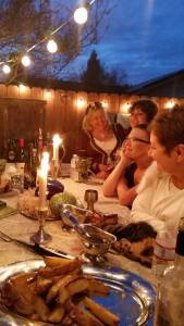 wine tasters relaxing